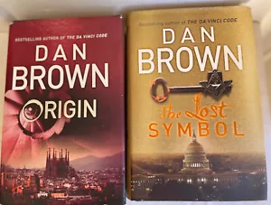 Origin, The Lost Symbol - Dan Brown - 2 Book Bundle Hardcover Thriller Adventure - Picture 1 of 1