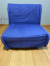 POLTRONA-LETTO + FEDERA BLU ESTRAIBILE COMPRESA!!!!