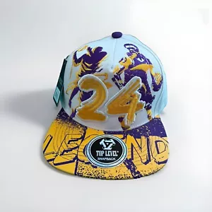 Gorra ajustable Los Angeles Lakers NBA nivel superior Kobe Bryant Mamba 24 Snapback - Imagen 1 de 3