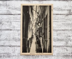 AK Genova Vico Duca Genua Straße Gasse Italien Postkarte alt Ansichtskarte Deko - Picture 1 of 2