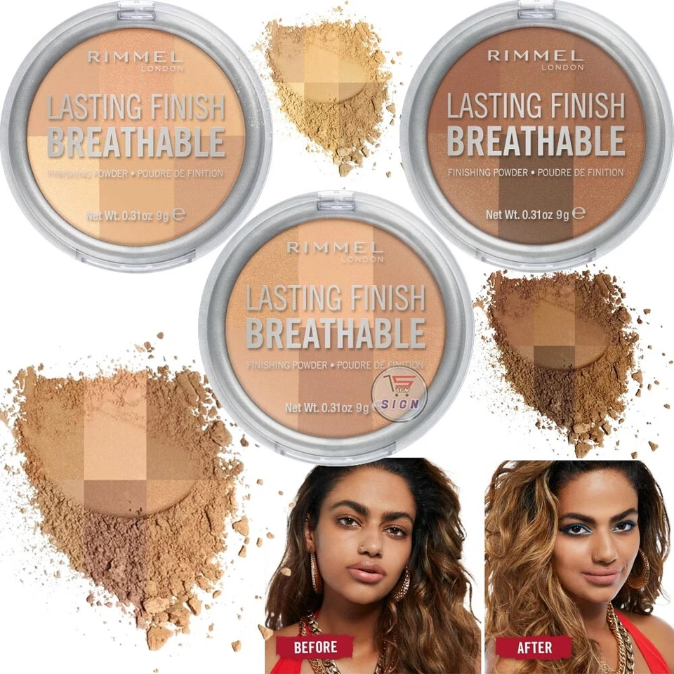 Rimmel Lasting Finish Breathable Finishing Powder Face Powder -Choose your Shade - Image 1 of 1