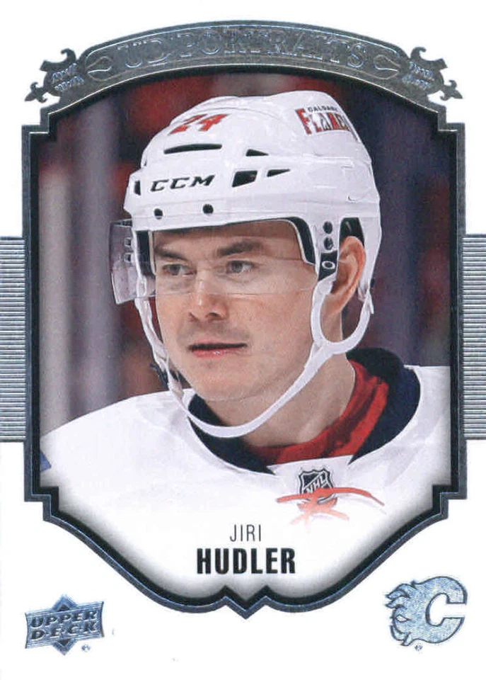 2015-16 Upper Deck UD Portraits #P-32 Jiri Hudler Calgary Flames Hockey Card - Image 1 of 1