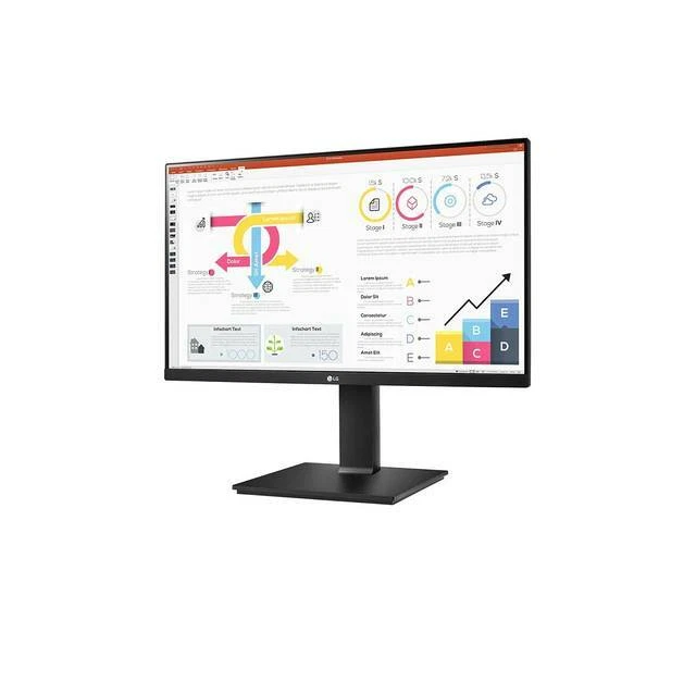 LG 24BP75Q-B LED Monitor 24" (23.8" Viewable) - 2560 x 1440 QHD - IPS - 24BP75QB