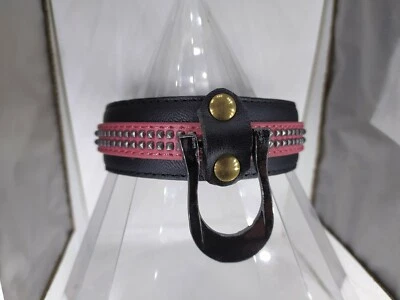 Collier ras de cou anneau domination fait main unique soumise bondage Sex BDSM - Photo 1/4