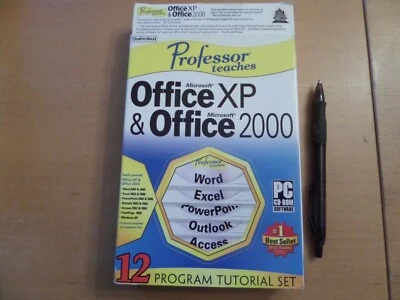 Professor Teaches Microsoft Office XP & Office 2000 6 CD Set 12 Programs PCCD - Image 1 of 4