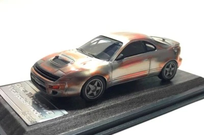 1/43 HPI 1990 TOYOTA CELICA 4WD TURBO POLISHED METAL ROADCAR N/IGNITION N/MARK43 - Image 1 of 2