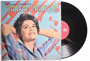 SING ALONG WITH CONNIE FRANCIS VINYL LP RECORD MATI-MOR 8002 POP VOCAL 1961 - Foto 1 di 5