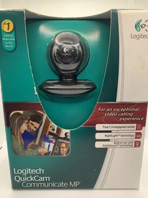 Logitech QuickCam Communicate Webcam MP w/ Video Chat (S5500) 1.3MP - Image 1 of 4