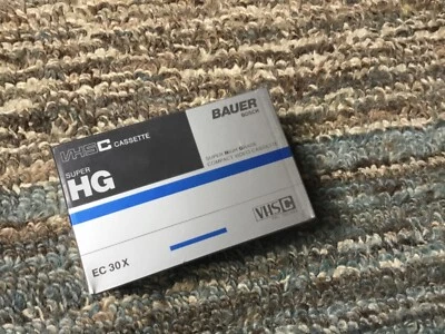 Bauer Bosch - VHSC Cassette- Super HG - EC 30 X - Pal - New & Sealed- Vintage  - Image 1 of 3