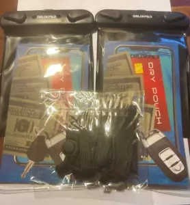 DRLOKPAK wasserdichte Reise Hals Geldbörse Reisepassetui 2er Pack Trockentaschen - Bild 1 von 2