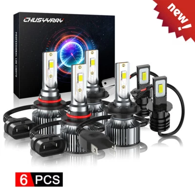 Para PARA Mazda Protege5 02-03 Combo LED faro alto bajo+luz antiniebla Blanco Foto 1 de 4