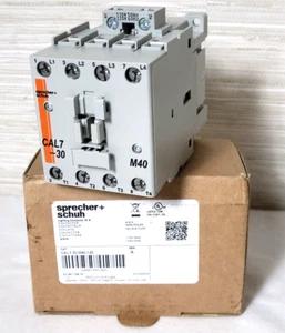 New! Sprecher & Schuh Contactor CAL7-30-M40-120 - Picture 1 of 4