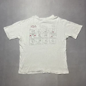 Vintage 80s Matt Groening Life In Hell Single Stitch Simpsons T Shirt L - Picture 1 of 7