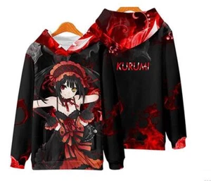 DATE A LIVE Anime Kapuzen Sweatshirt Kapuzenpulli pulli Hoodie Pullover Coat - Picture 1 of 3