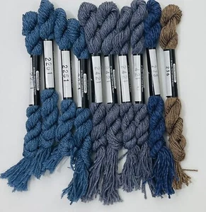 Threadworx im Ruhestand Expressions 20yd Baumwollmischung Nadelspitze Faden blau & grau - Bild 1 von 1