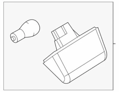 Mini lámpara de licencia de carga Ford Transit Connect 2010-2013 OEM NUEVA 9T1Z-13550-A Foto 1 de 4
