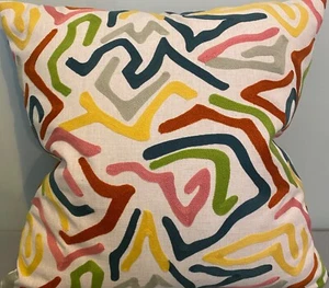 Titley & Marr, embroidered cushion cover 55x55cm CLOSING DIWN SALE end of July - Picture 1 of 4
