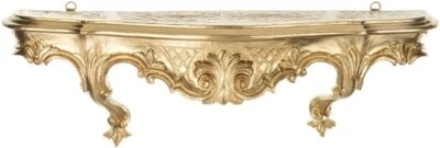 Wandkonsole Barock Antik Hängekonsole 49x17 Wandablage Spiegelkonsole Wandregal - Bild 1 von 4