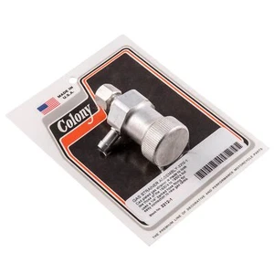 #2212-1 H-D Gas Strainer Assembly 1/4 inch Barbed Fitting CAD Plated Colony Mach - Imagen 1 de 1