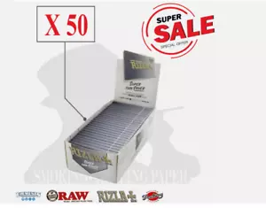Rizla Karte Silber Schnitt Regular Silver Paipéar Box mit 50 Heften - Bild 1 von 2