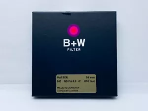 B+W 95mm Master Neutral Density 0.9 (3 Stop) MRC Nano 803M Glass Filter - Picture 1 of 18