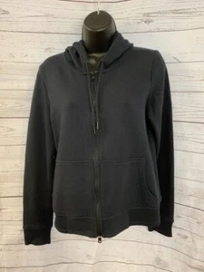 Armani Exchange A|X Women's Dark Navy Full Zip Hoodie Cotton Blend Size S - Picture 1 of 9