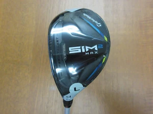 NEW LEFT-HANDED TAYLORMADE SIM2 MAX #4 Hybrid 22° w/ Aldila NV 45 Ladies Flex - Picture 1 of 12