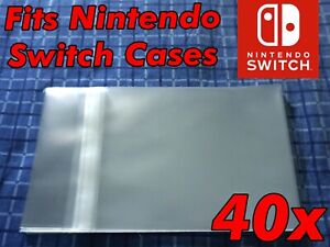 40x Nintendo Switch Game Case Resealable Protective Sleeve Bags Sleeves OPP
