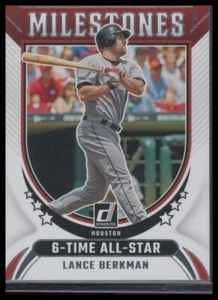 2024 Donruss Baseball #8 Lance Berkman Milestones Houston Astros - Picture 1 of 2