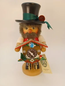 Christian Ulbricht Cascanueces Selva Negra con reloj de cuco - rareza NUEVO & EMBALAJE ORIGINAL - Imagen 1 de 2