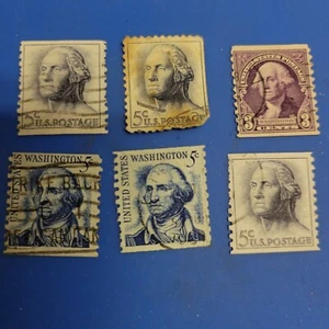 George Washington Briefmarken 3 und 5 Cent 3c 5c - Bild 1 von 1