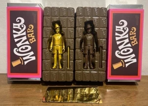 SUPER7 REACCIÓN SDCC WONKA BAR GOLDEN TICKET CHASE LE200 + FIGURA CHOCOLATE - Imagen 1 de 5