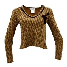 Christian Dior Trotter T-shirt Tops Brown H16155940 #38 122092