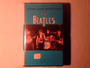 BEATLES La storia i grandi concerti il mito vhs ITALY MAI USATA UNPLAYED!!! - Foto 1 di 1