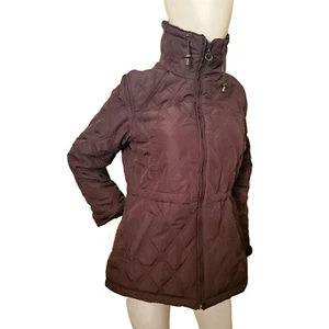 WEATHERPROOF Woman's Medium Coat Quilted Winter Faux Fur Jacket - Picture 1 of 12