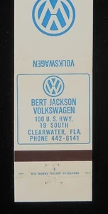 anni 70? VW Bert Jackson Volkswagen 100 Hwy. 19 Clearwater FL Pinellas Co MB - Foto 1 di 2