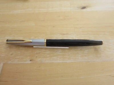 Stylo plume Waterman CF C/F  Doué noir or Acier black gold steel FP - Photo 1/4