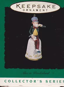 1996 Hallmark Alice in Wonderland Series Miniature Ornament NIB NEW IN BOX - Picture 1 of 2