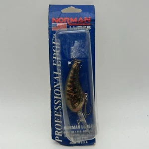 Vtg USA Norman Lures Professional Edge Sunshine Gelcote DBN-154 Crawfish Deep - Picture 1 of 13