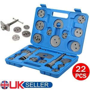 22* Set UNIVERSAL NEW BRAKE CALIPER PISTON REWIND WIND BACK TOOL KIT UK Stock - Picture 1 of 12