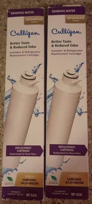Culligan RF-S2A Samsung Icemaker & Fridge Replacement Cartridges (2) NIB - Image 1 of 3