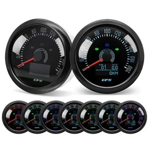 85mm GPS Speedometer 0-200KM/H Gauge Turn Signal High Beam For Car Truck Boat - Picture 1 of 15