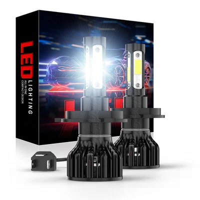 Para Honda CR-V 1997 1998 1999 2000 2001 - 2X LED Faros Luz Alta Foto 1 de 4