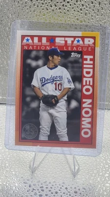 Hideo Nomo 2025 Topps 系列 2 (SP) 红色 Allstar 35 周年 #90AS-28 道奇 — 第 1/2 张图片