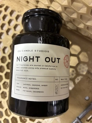 LEOBEN CO Night Out Masculine Aromas Collection 1 Wick 9oz Vegan Soy Wax - Image 1 of 4