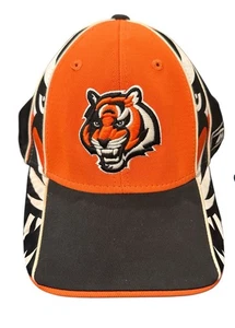 Vintage Cincinnati Bengals Reebok Equipment Hat Rare Hat Cap OSFA Stretch Fit - Picture 1 of 9