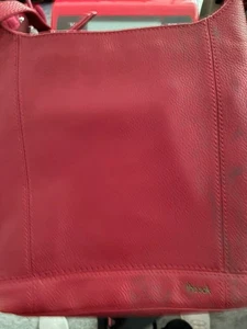 Umhängetasche SAK rot Leder - Bild 1 von 2