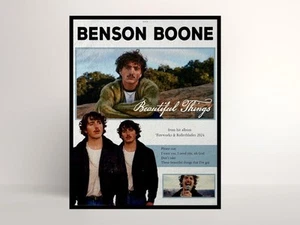 Benson Boone Beautiful Things & Fireworks and Rollerblades Poster – Pop Music - Picture 1 of 5