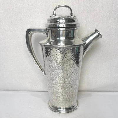 1929 Reed & Barton lata de leche coctelera/café/jarra de té plato de plata 50 oz Foto 1 de 4