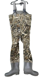 Magellan Outdoor Hunt Gear FW 12 PVC Full Body Bootfoot Realtree Men's Camo - Picture 1 of 13